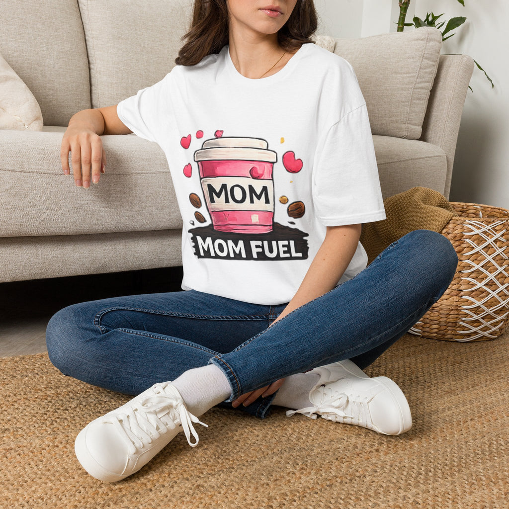 Mom Fuel T-Shirt — Cute Coffee Cup Mother's Day Tee