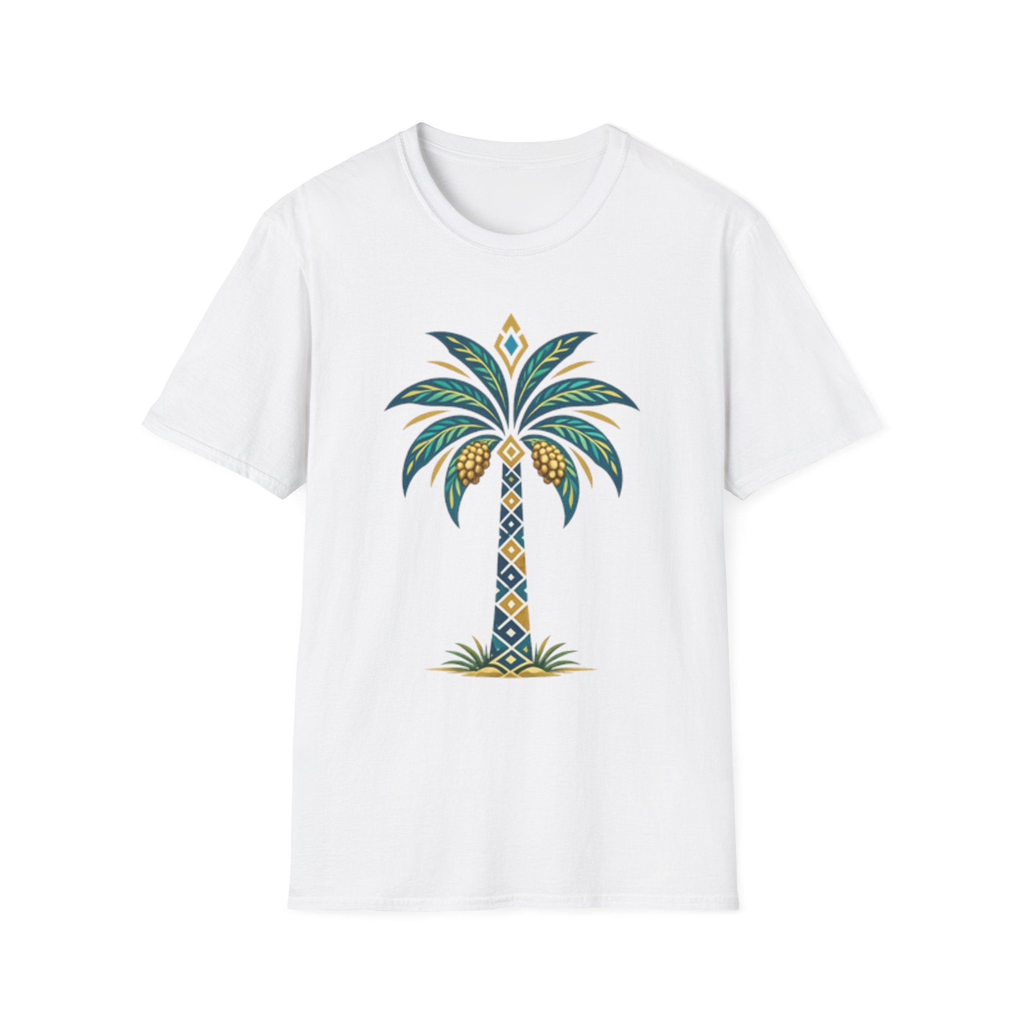Tropical Patterned Palm Tree Tee