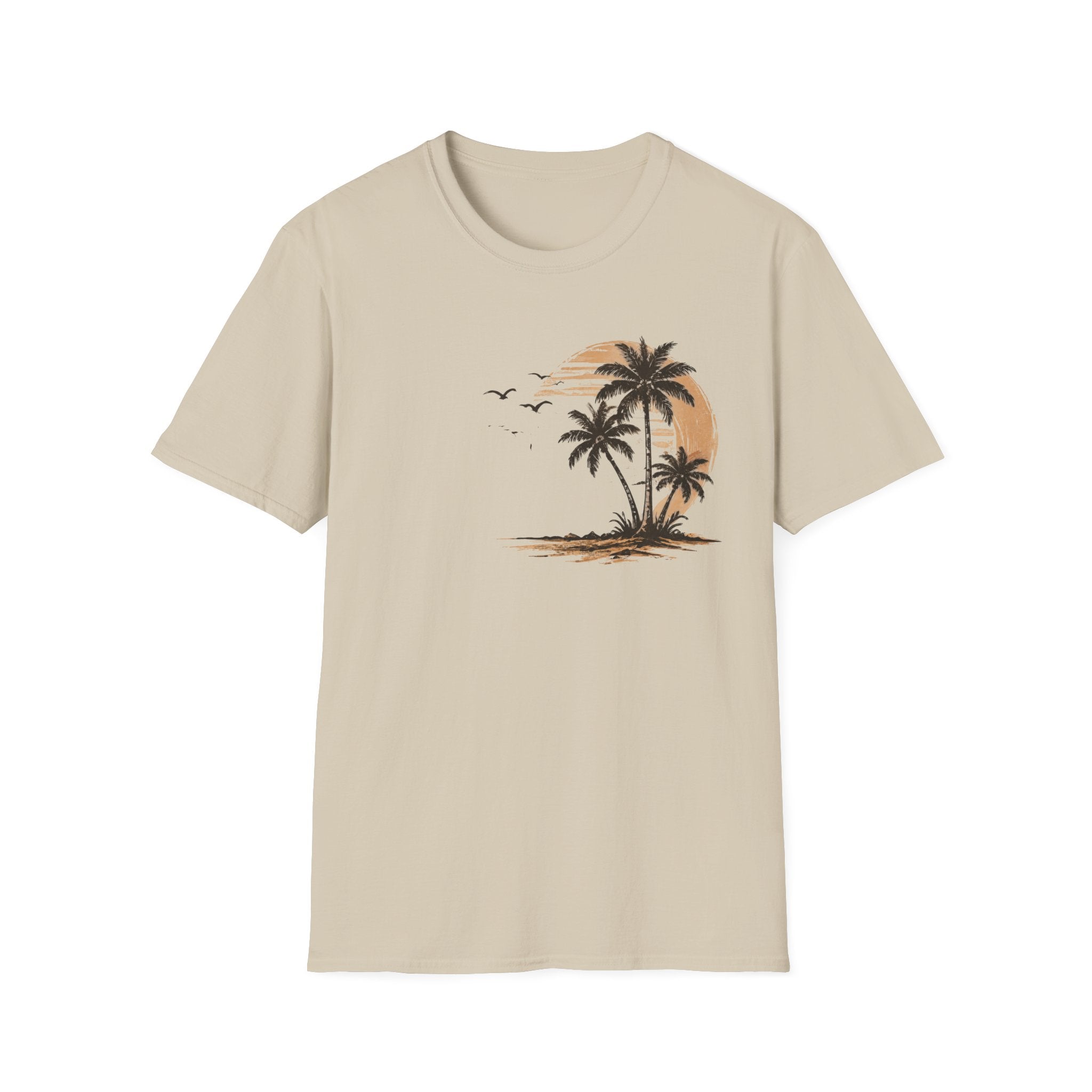 Sunset Palm Beach Uni Sex T-Shirt