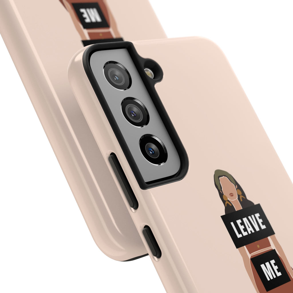 Leave Me Alone Phone Case — Tough Protective iPhone Case with Bold Statement Design