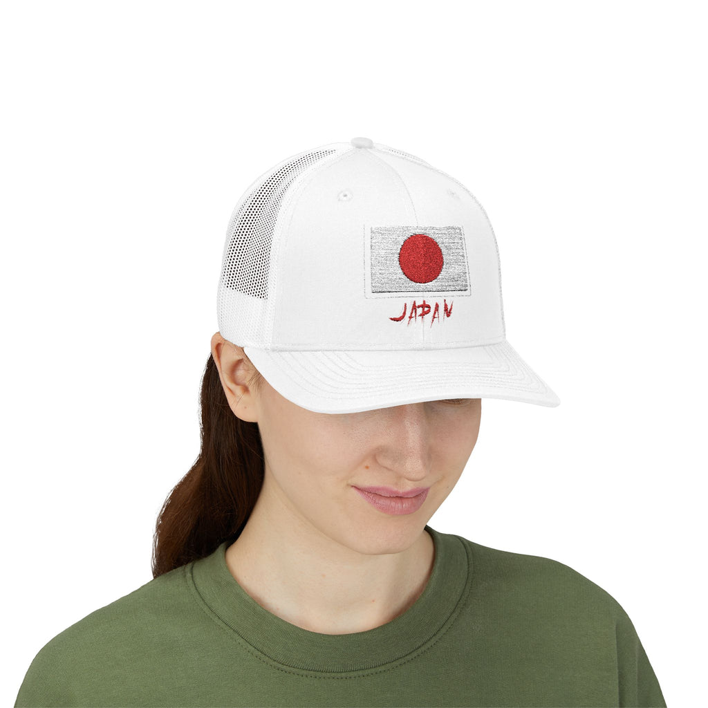 Japan Flag Trucker Cap – Distressed Red Sun Snapback