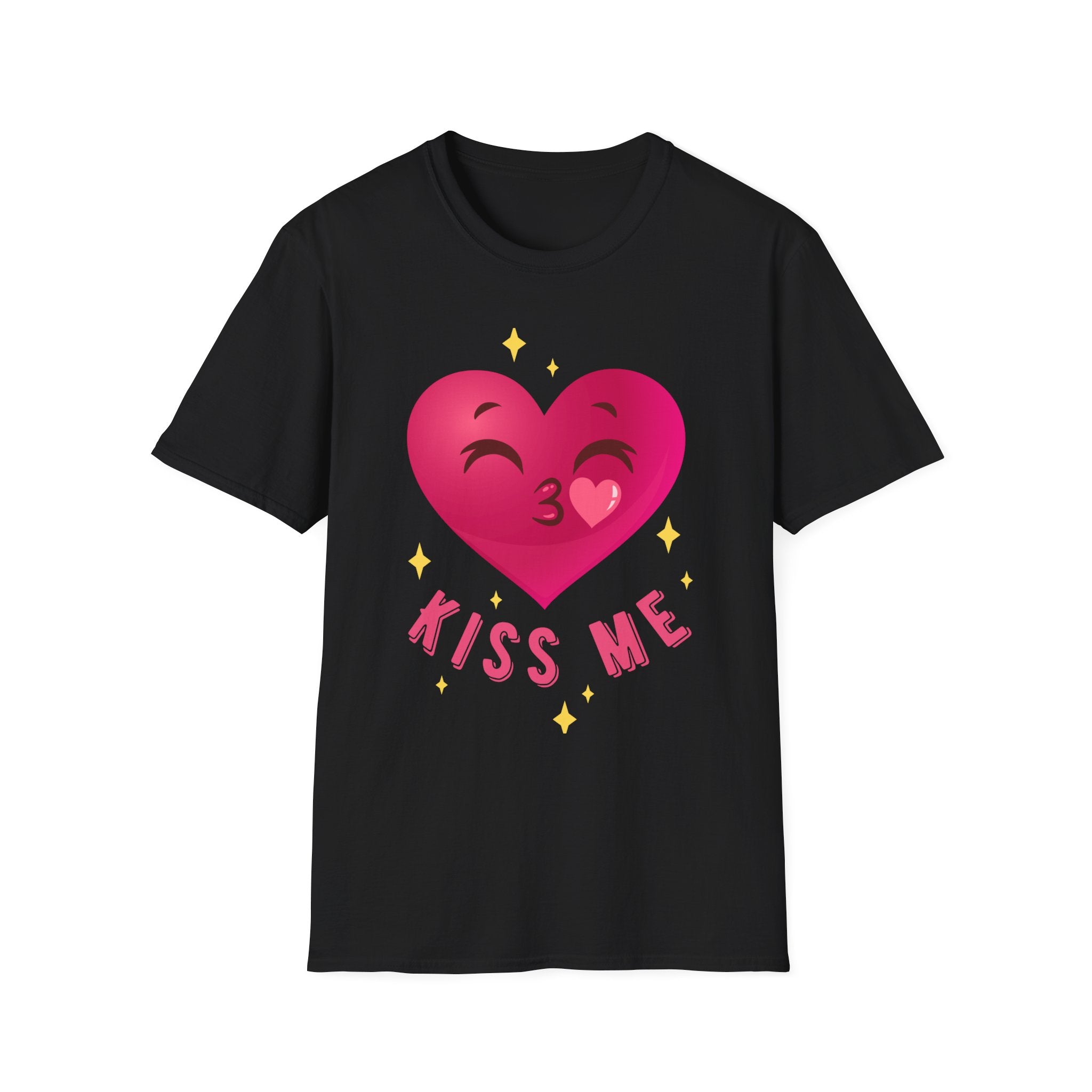 Kiss Me Heart Graphic T-Shirt — Cute Valentine’s Day Tee