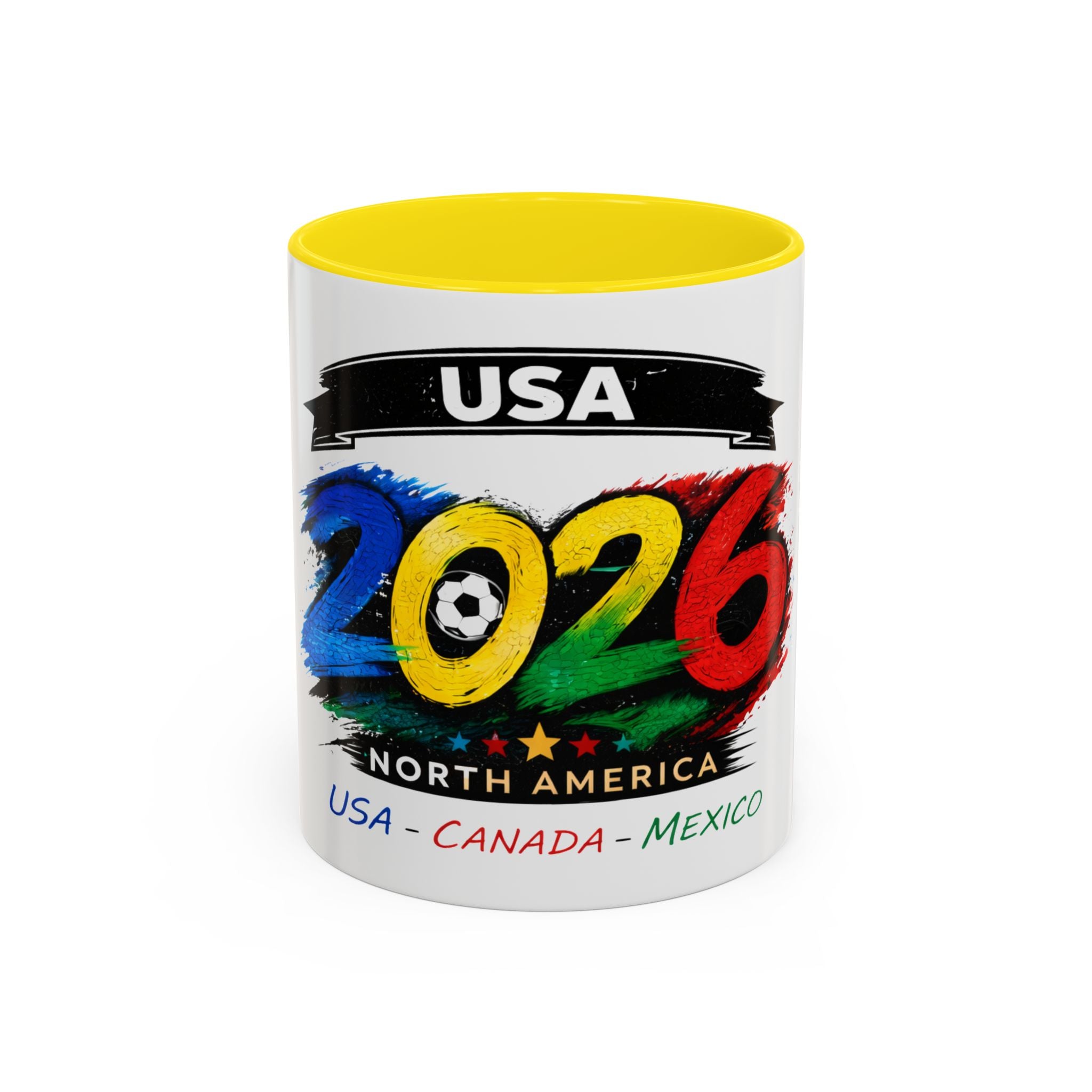 2026 North America Soccer Mug — USA Canada Mexico  Coffee Cup
