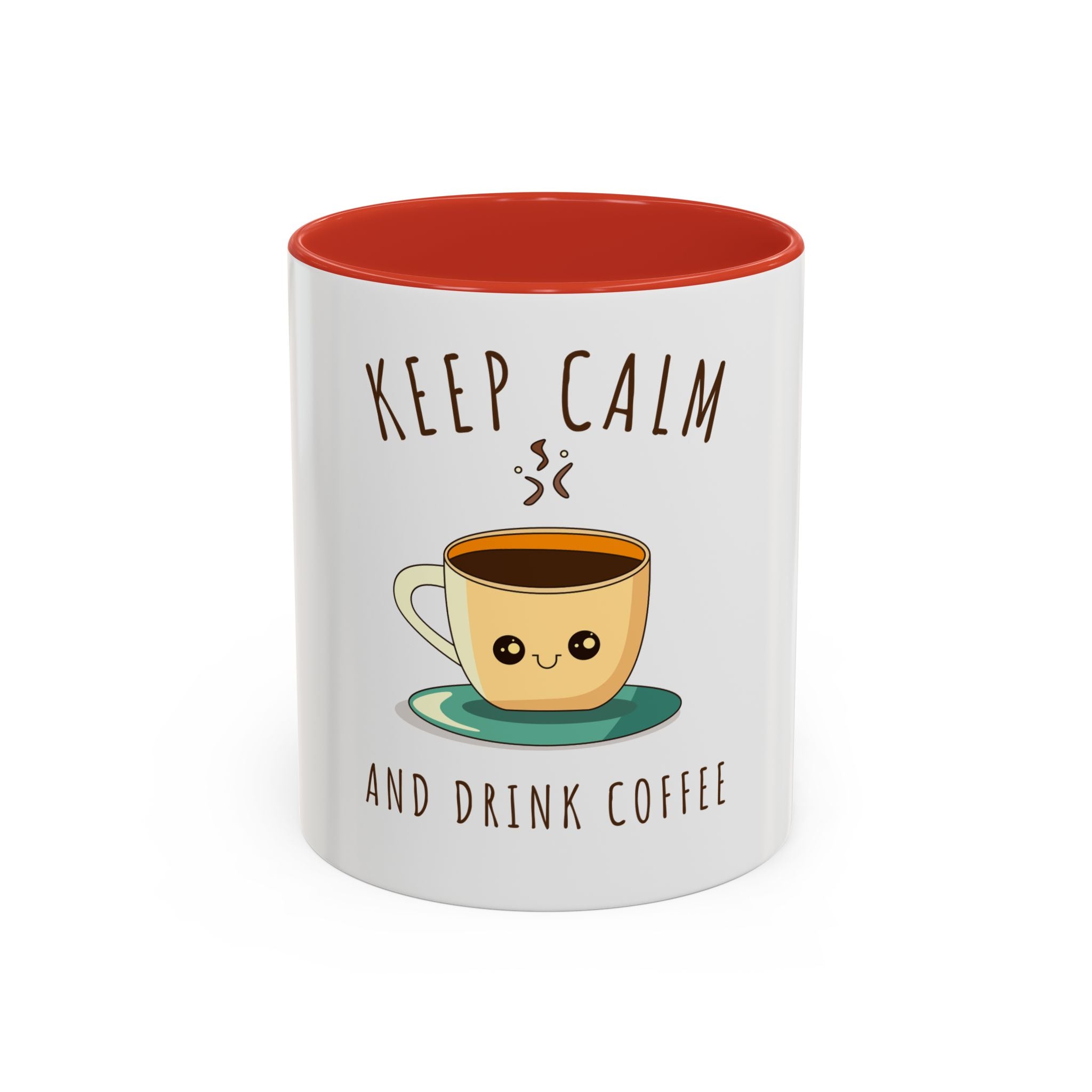 Keep calm & drink coffee Accent Coffee Mug (11, 15oz)