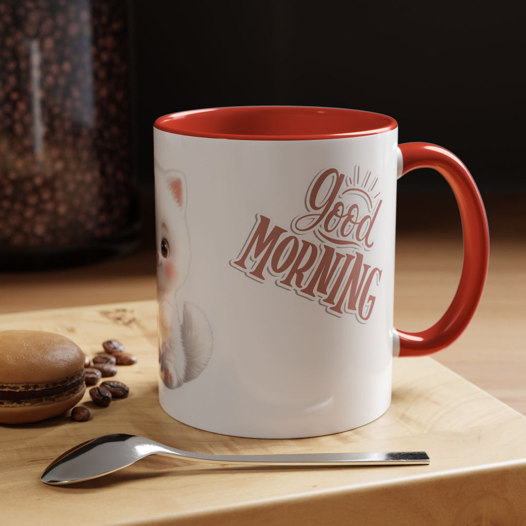 Good Morning Cute Kitten Coffee Mug