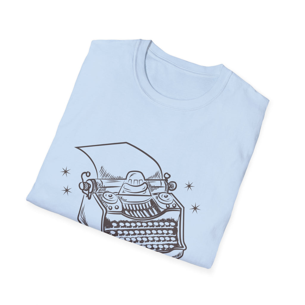 Classic Typewriter Tee — "You're Not Old; You're Just Classic."