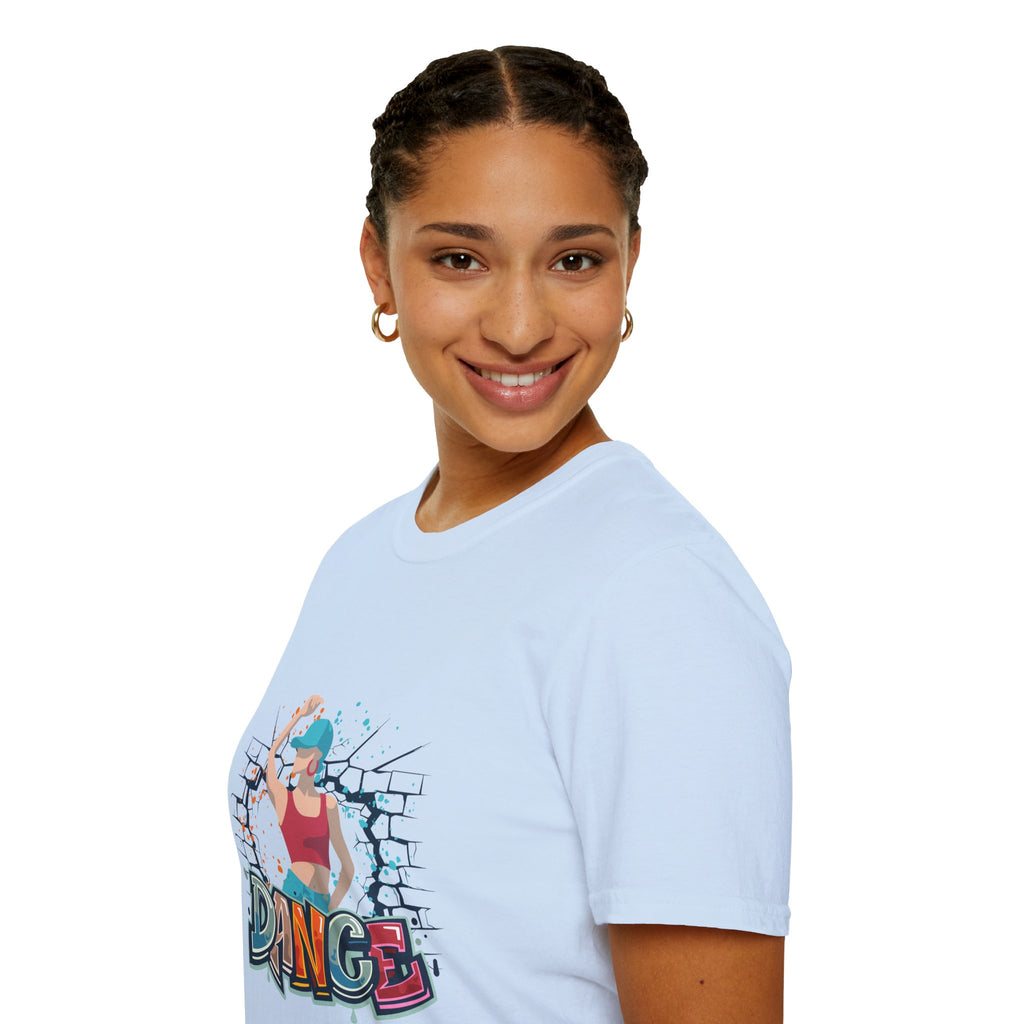 Dance Graffiti T-Shirt — Urban Street Dancer Graphic Tee