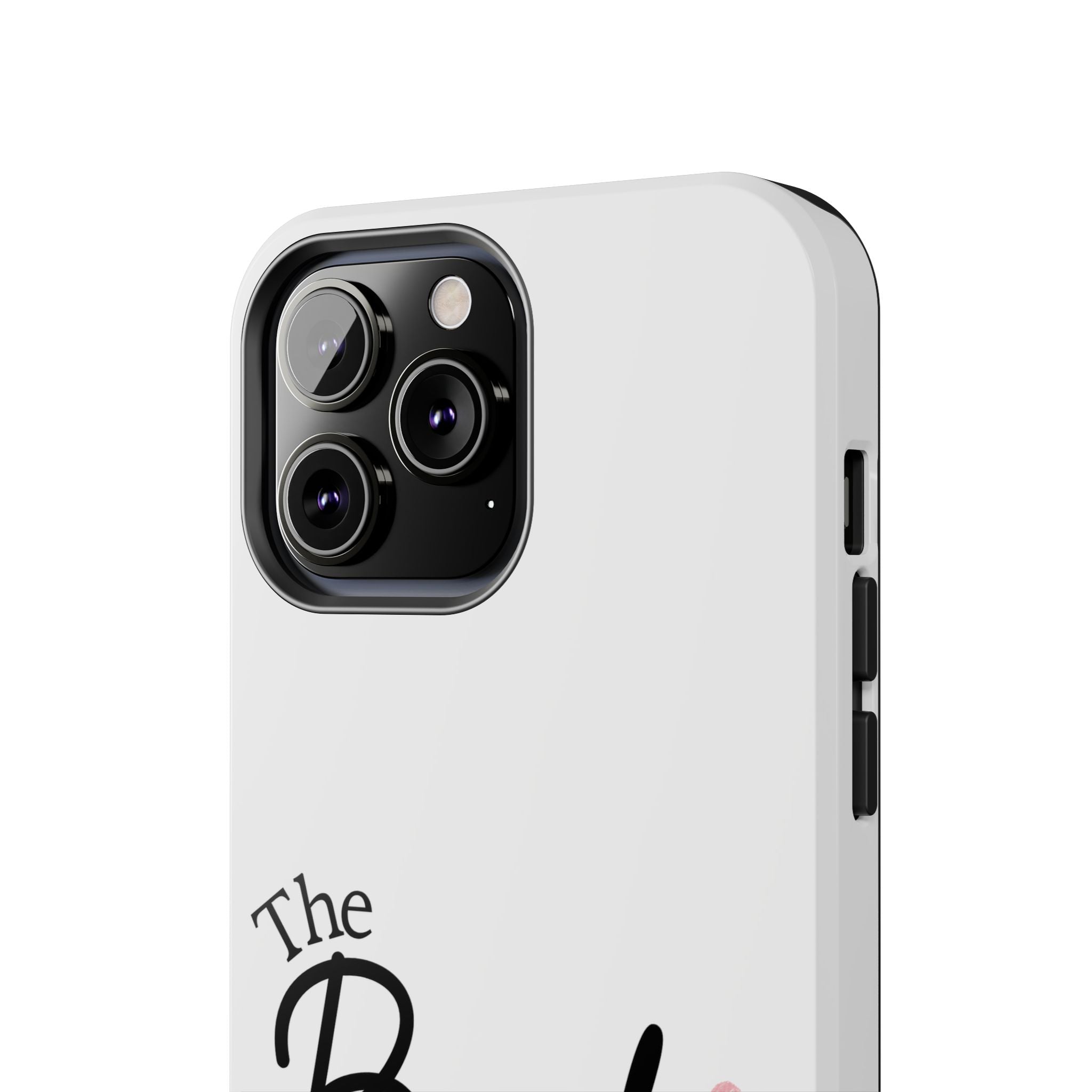 Bride Tough Phone Case — "The Bride" Script with Pink Heart | Bachelorette & Wedding Accessory