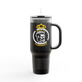 Madrid Cutz Crown Logo Stainless Tumbler with Straw40oz Insulated Travel Mug