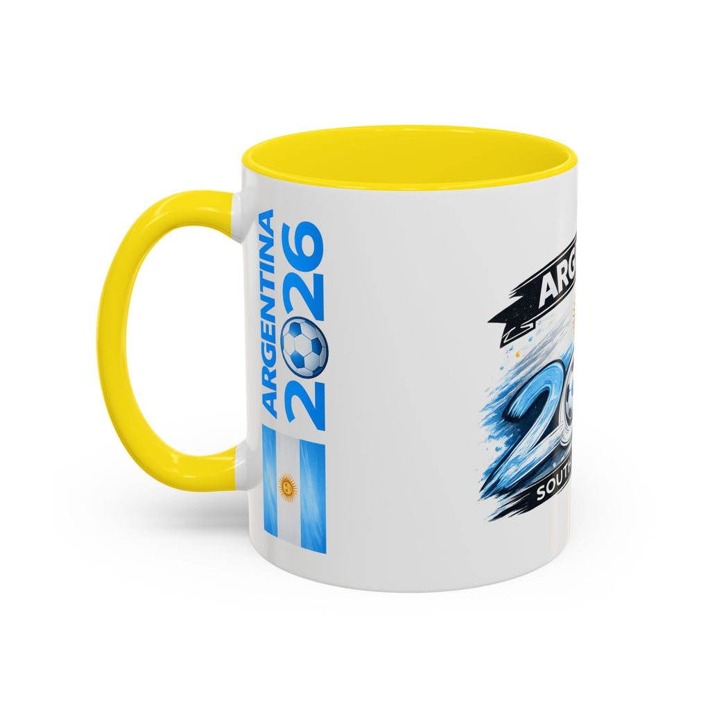Argentina 2026 Soccer Cup Mug – Accent Coffee Cup (11/15oz)
