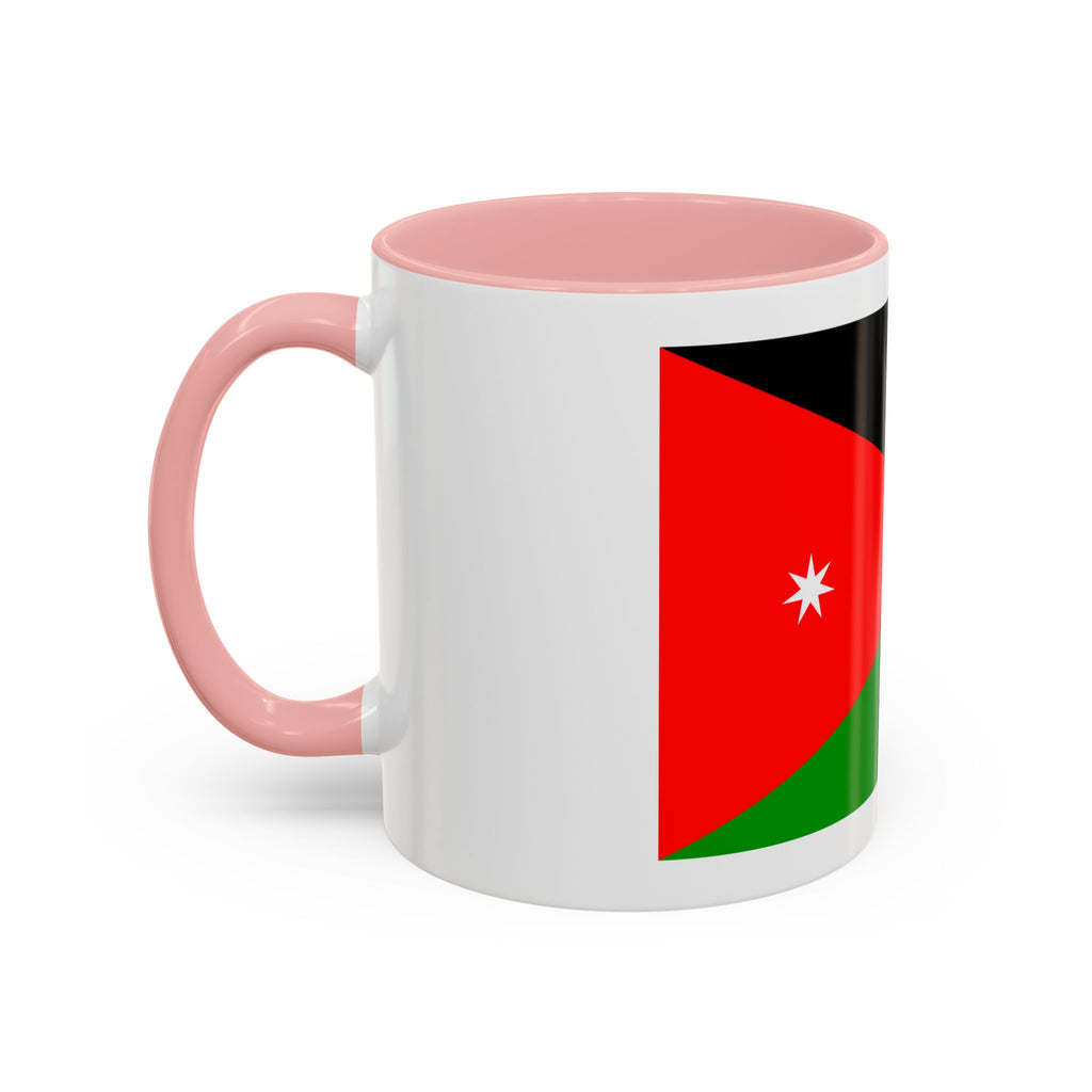 Jordan Flag Accent Coffee Mug – Patriotic Jordanian Tea & Coffee Cup (11/15oz)