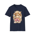 Cute Bear in Cozy  with headphone Outfit T-Shirt