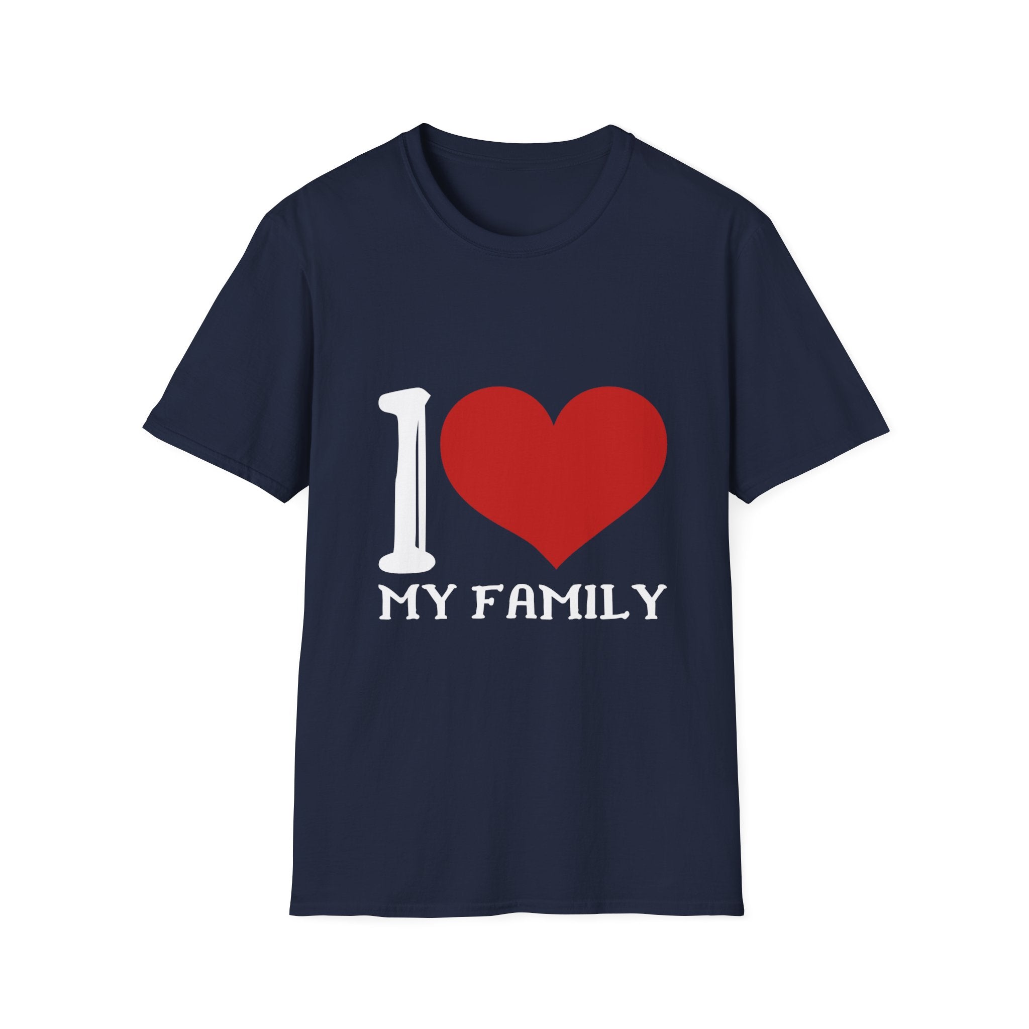 I  My Family T-Shirt — Family Love Tee for Parents & Kids