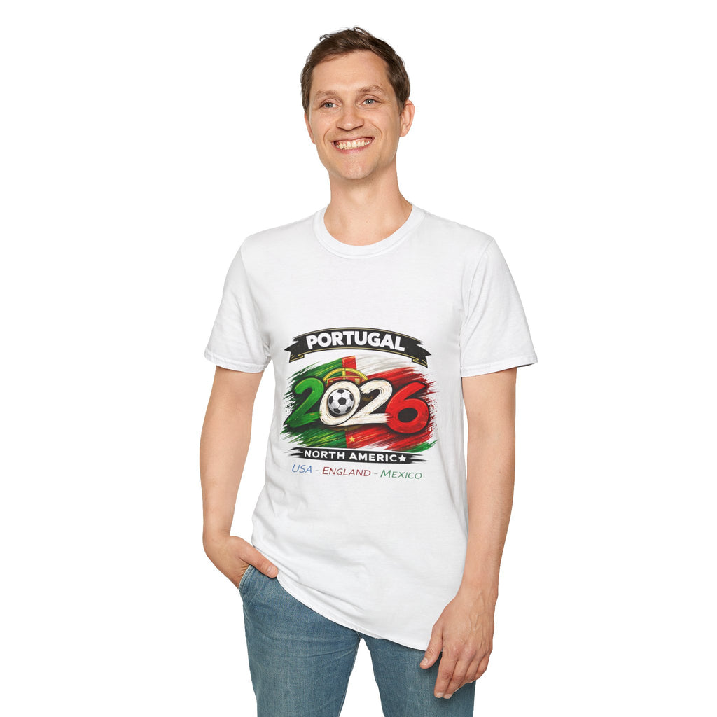 Portugal 2026 Soccer T-Shirt — Cup Qualifiers USA/Canada/Mexico Fan Tee