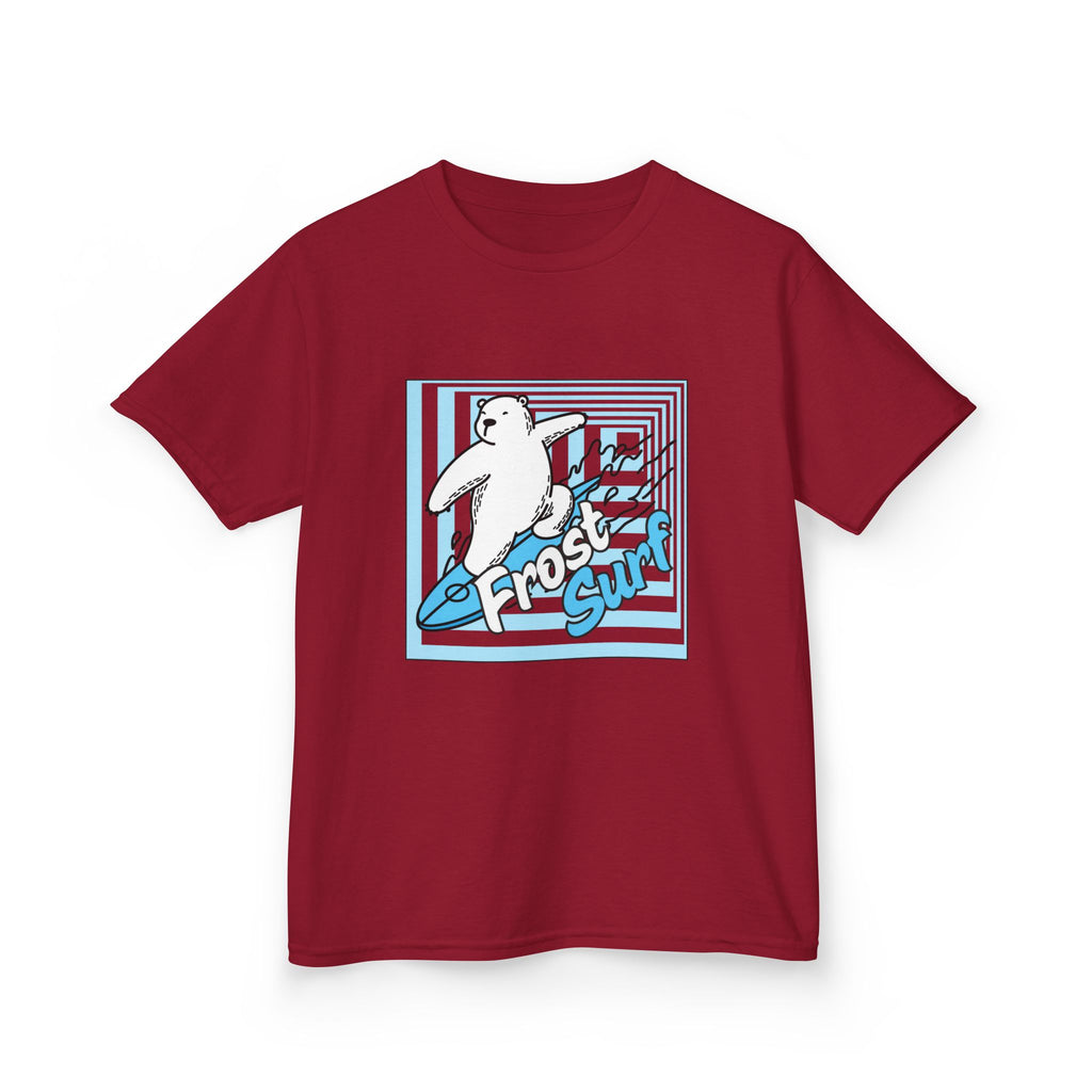 Kids Tee — 'Frost Surf' Polar Bear Surfing Graphic