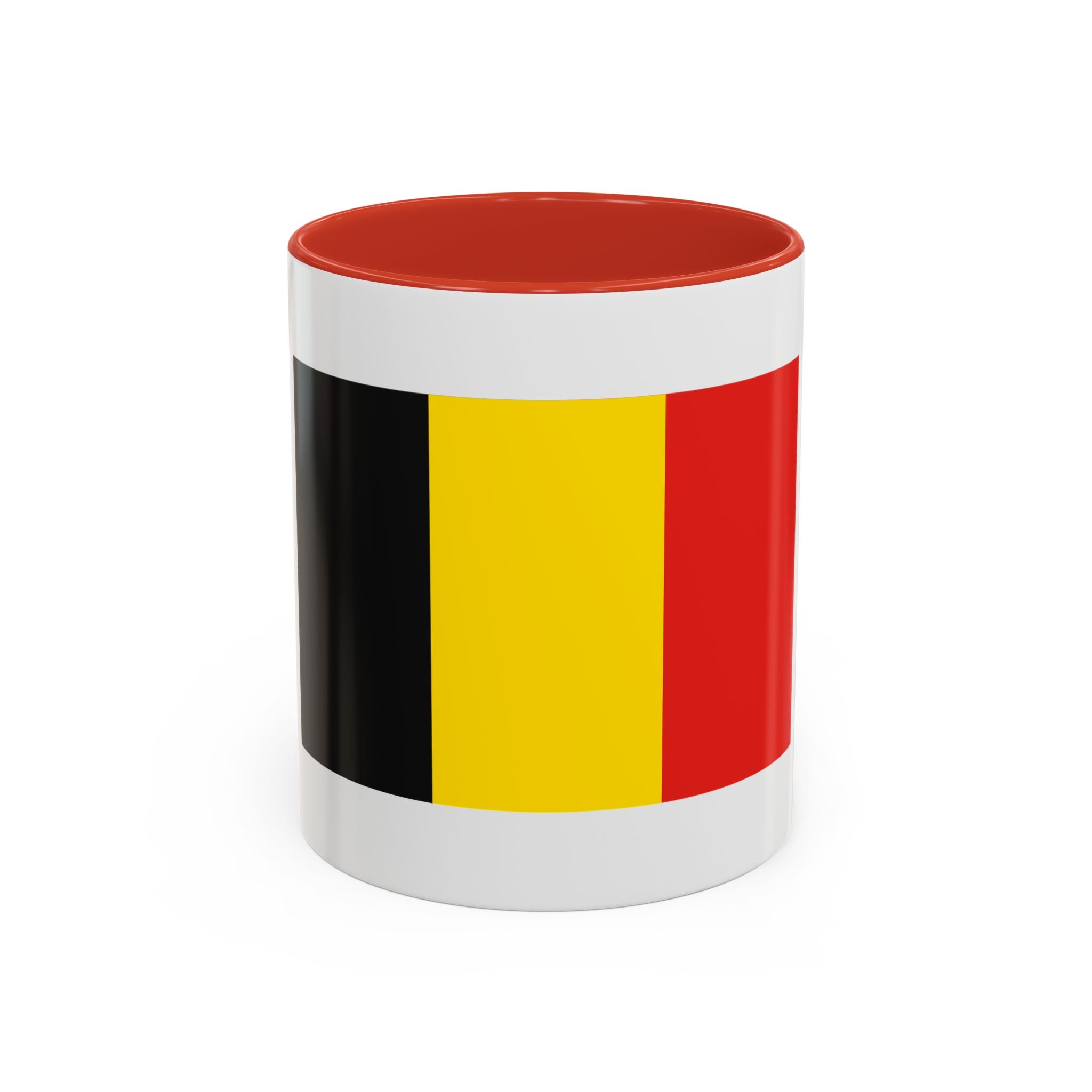 Belgium Flag Accent Coffee Mug — Belgian Pride 11/15oz