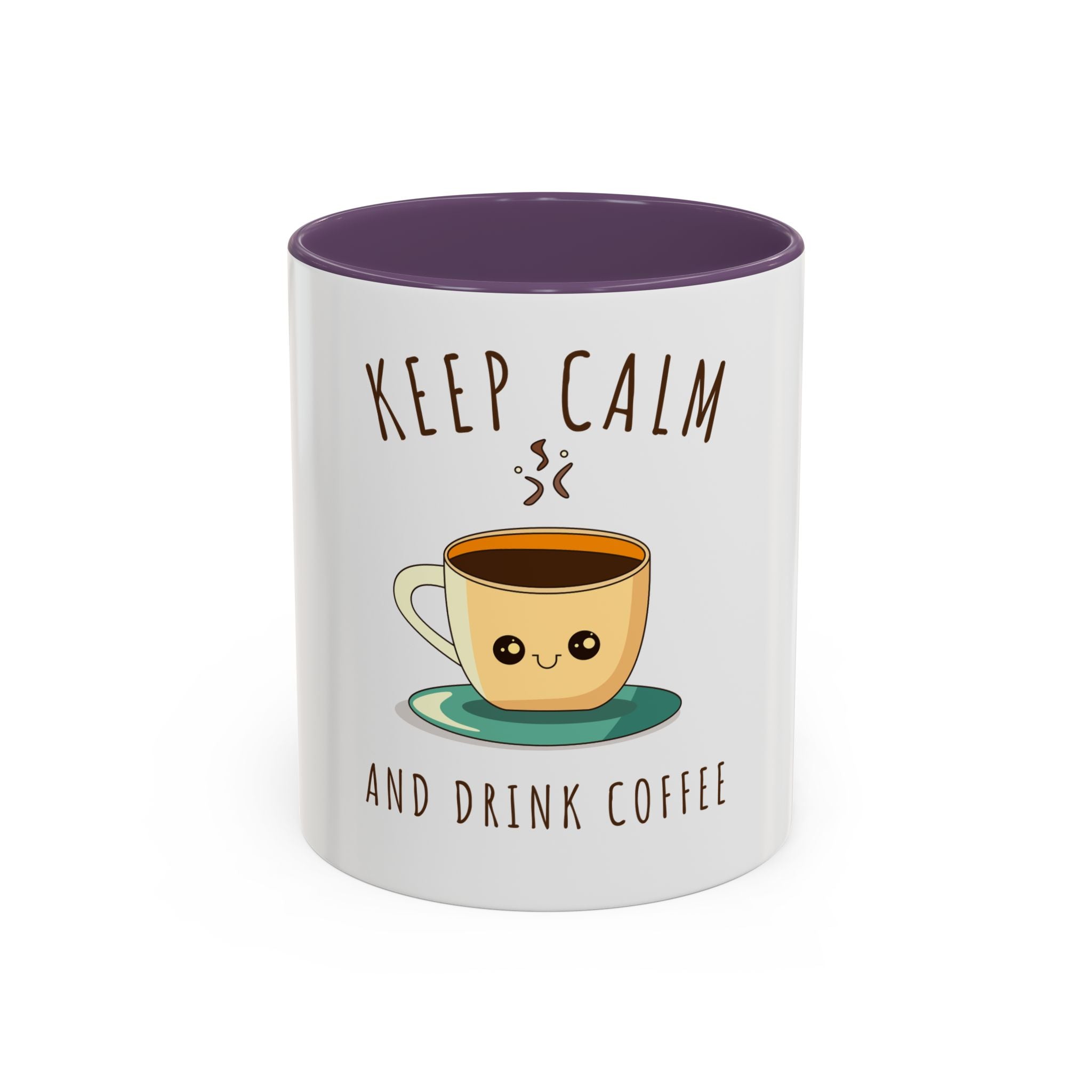 Keep calm & drink coffee Accent Coffee Mug (11, 15oz)