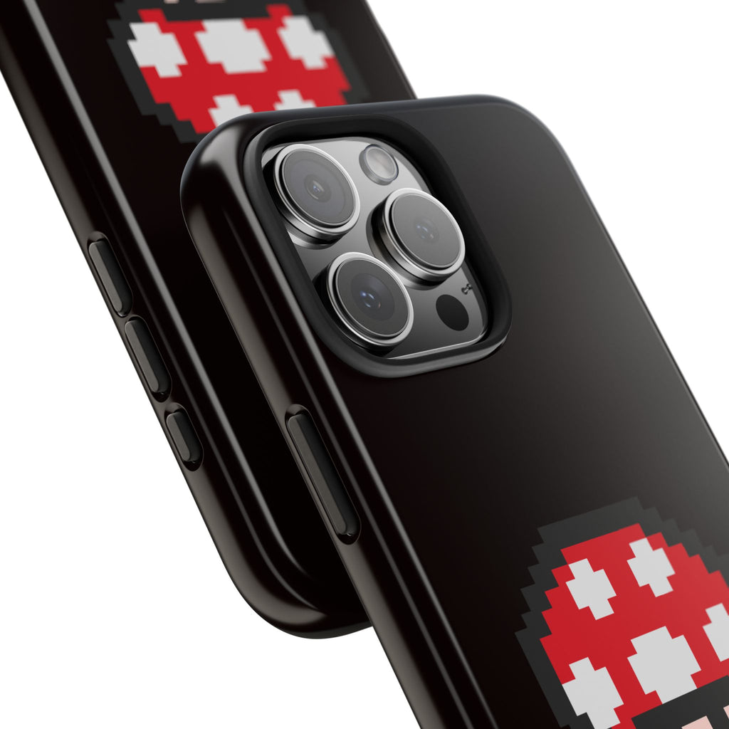 I Play Video Games Pixel Mushroom Phone Case — Tough Protective Gamer Case