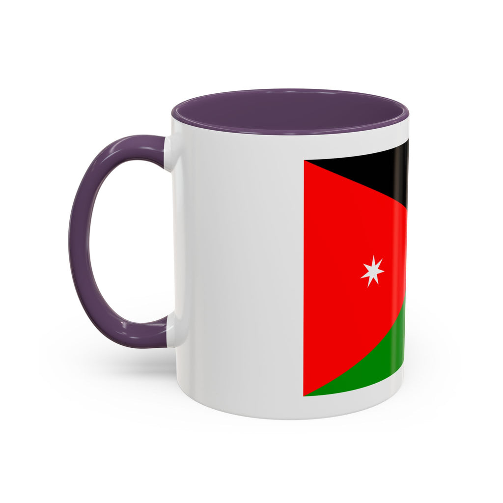 Jordan Flag Accent Coffee Mug – Patriotic Jordanian Tea & Coffee Cup (11/15oz)