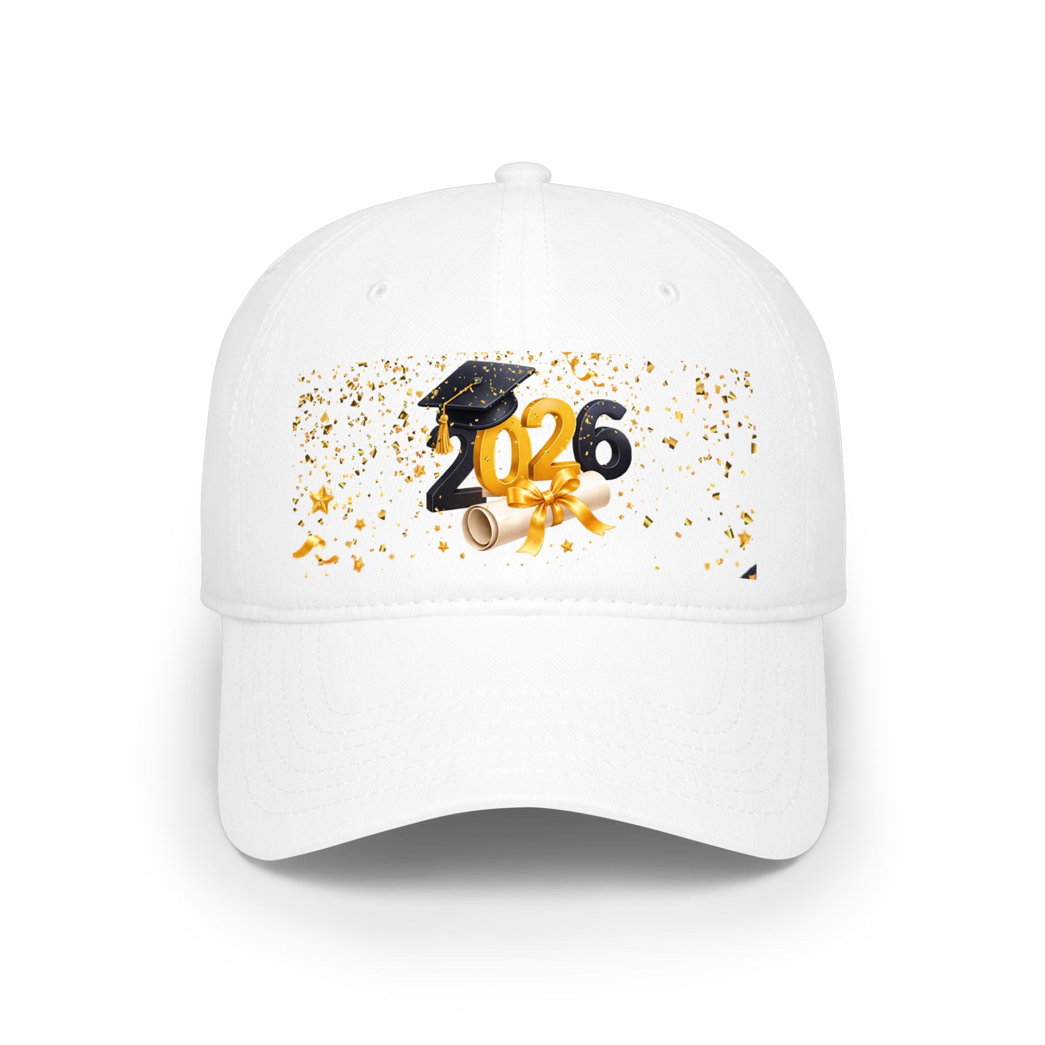 2026 Graduation Cap Hat — Class of 2026 Low Profile Baseball Cap