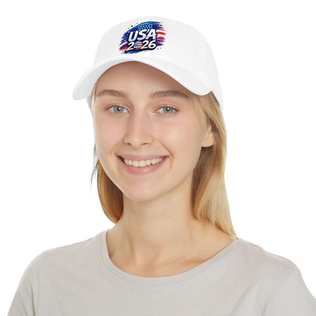 USA 2026 Baseball Cap - Patriotic Low Profile Hat