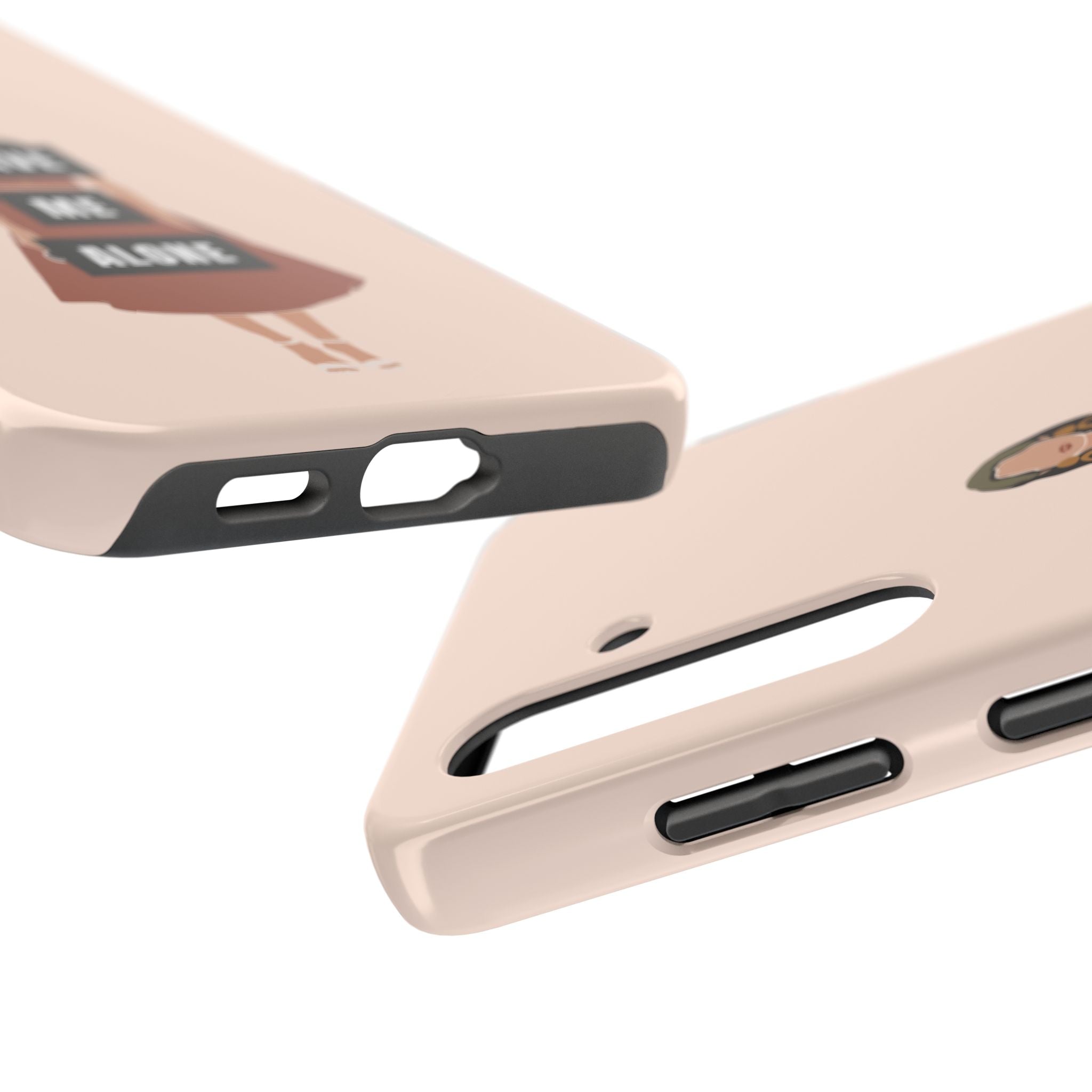 Leave Me Alone Phone Case — Tough Protective iPhone Case with Bold Statement Design