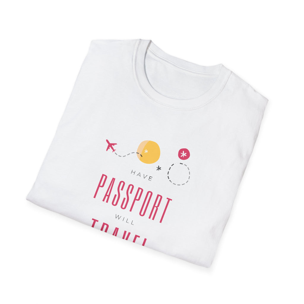 Passport & Travel Graphic T-Shirt — Cute Minimalist Travel Tee