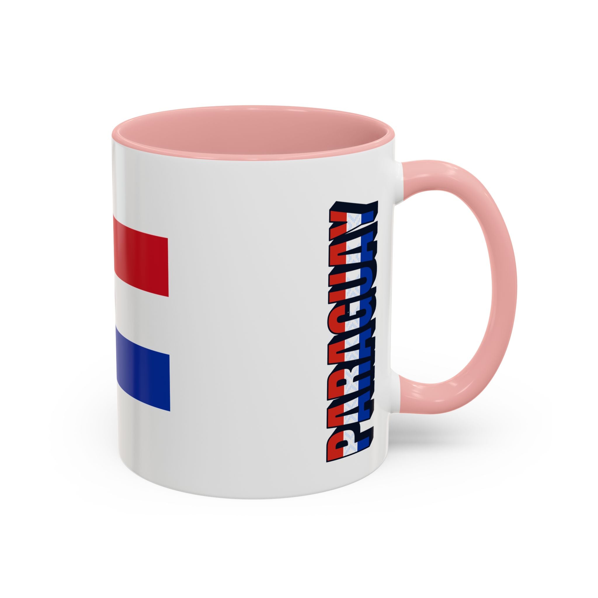Paraguay Flag Accent Coffee Mug – Patriotic 11/15oz Ceramic Mug