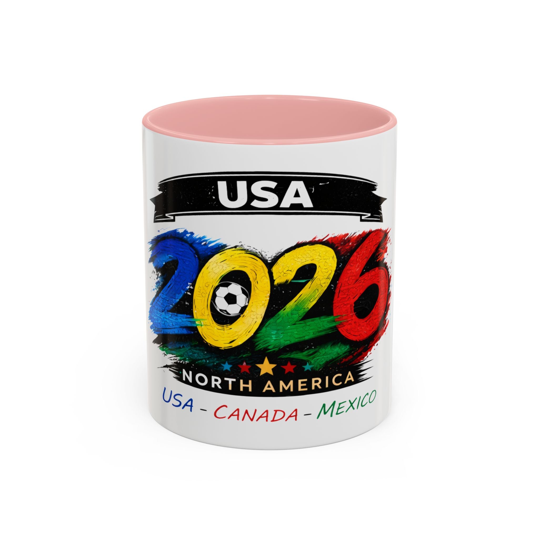 2026 North America Soccer Mug — USA Canada Mexico  Coffee Cup