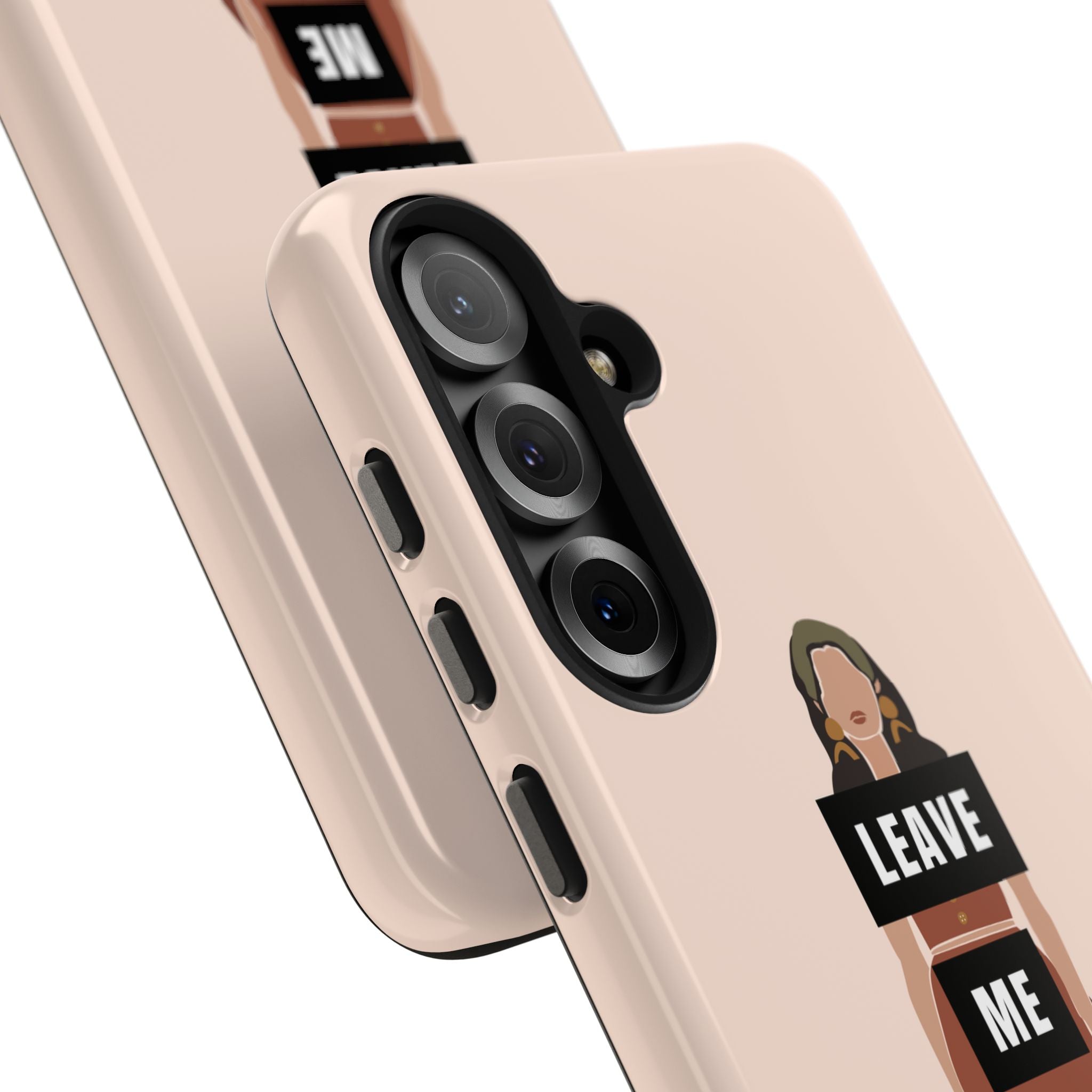 Leave Me Alone Phone Case — Tough Protective iPhone Case with Bold Statement Design