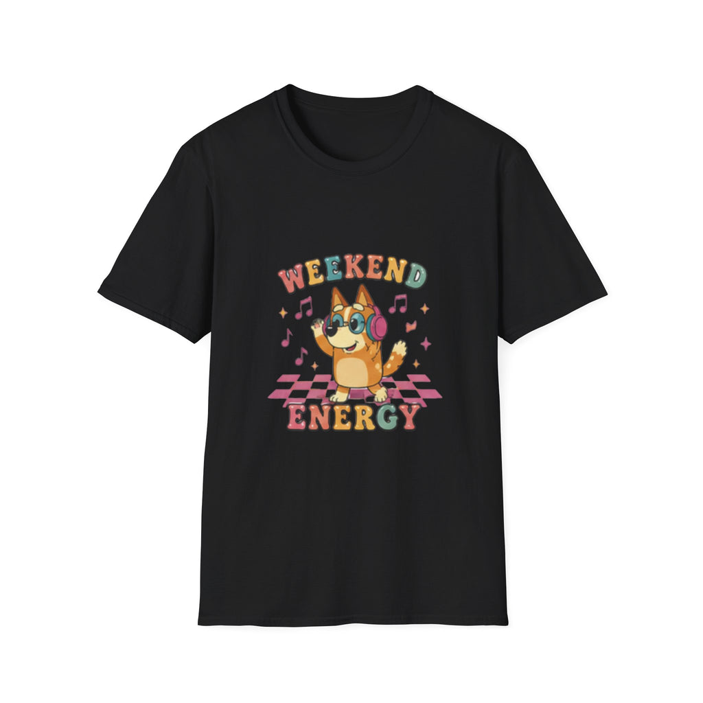 T-Shirt — Weekend Energy Cute Corgi Graphic Tee