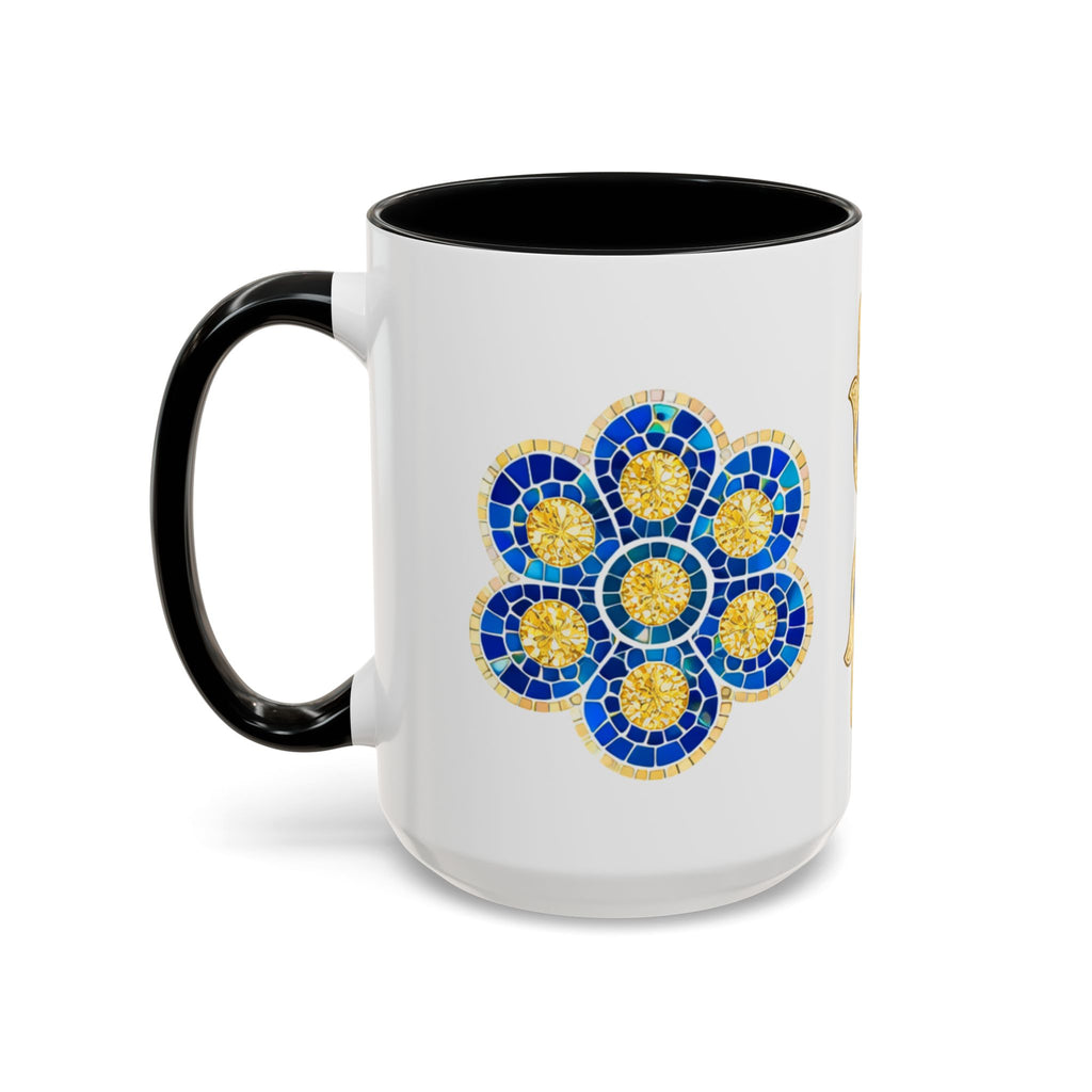 Evil Eye Hamsa Accent Coffee Mug