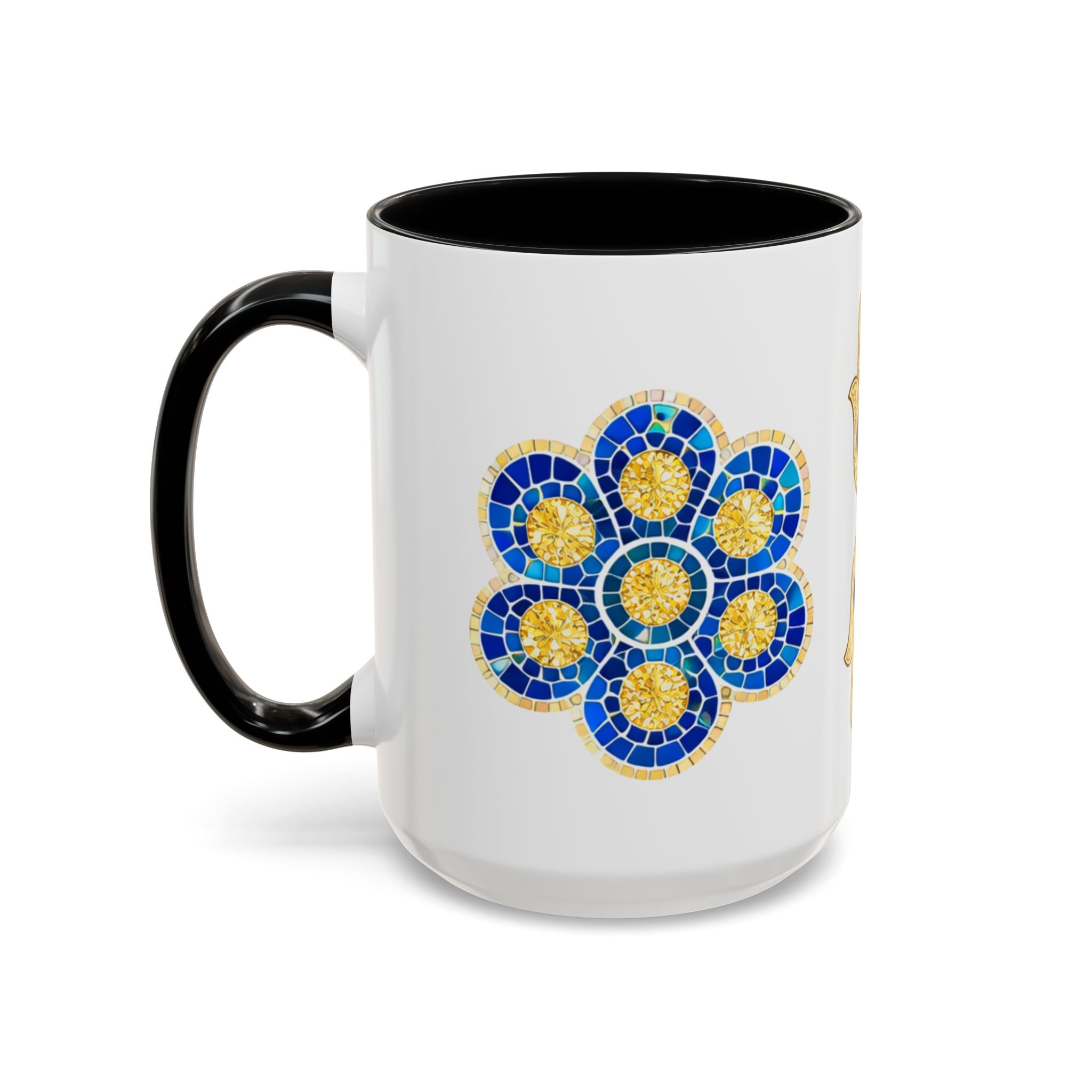 Evil Eye Hamsa Accent Coffee Mug