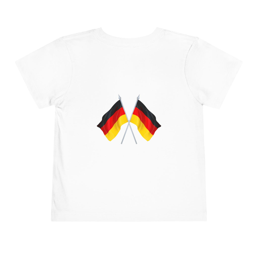 Germany 2026 Toddler Tee - Soccer Cup Fan Shirt with German Flags