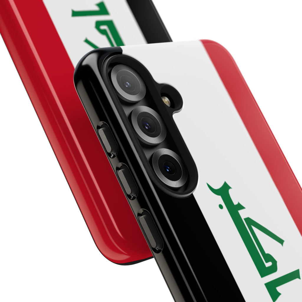 Iraq Flag Tough Phone Case — Durable Patriotic iPhone/Android Cover