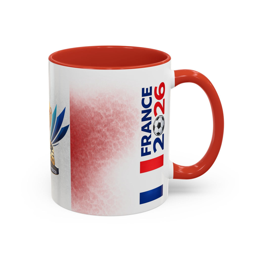 Soccer 2026 Commemorative Mug — France Accent Coffee Cup (11/15oz)