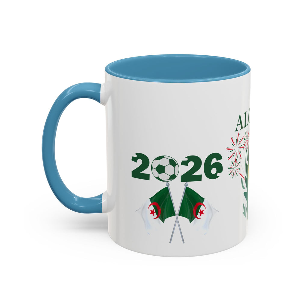 Algeria 2026 Cup Coffee Mug - Soccer Fan Accent Mug
