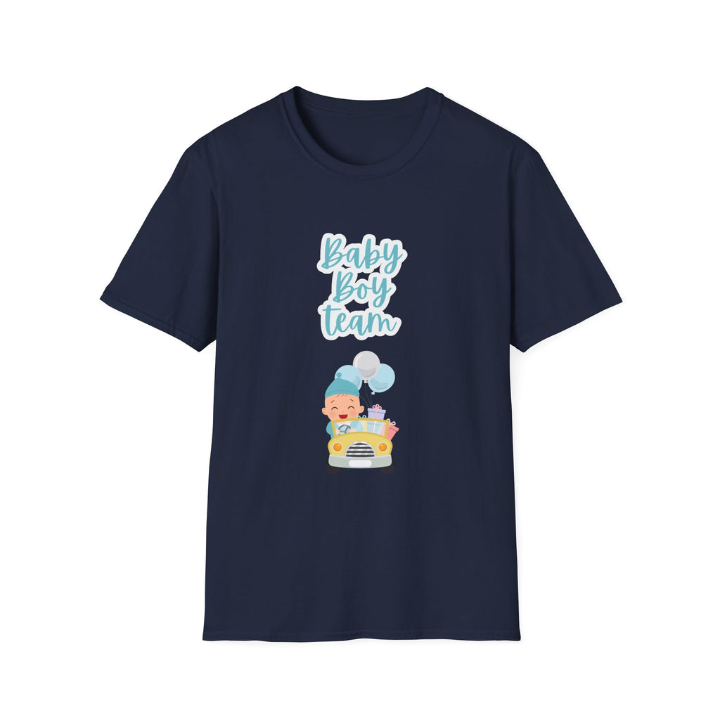 Baby Boy Team T-Shirt — Newborn Announcement / Baby Shower Gift