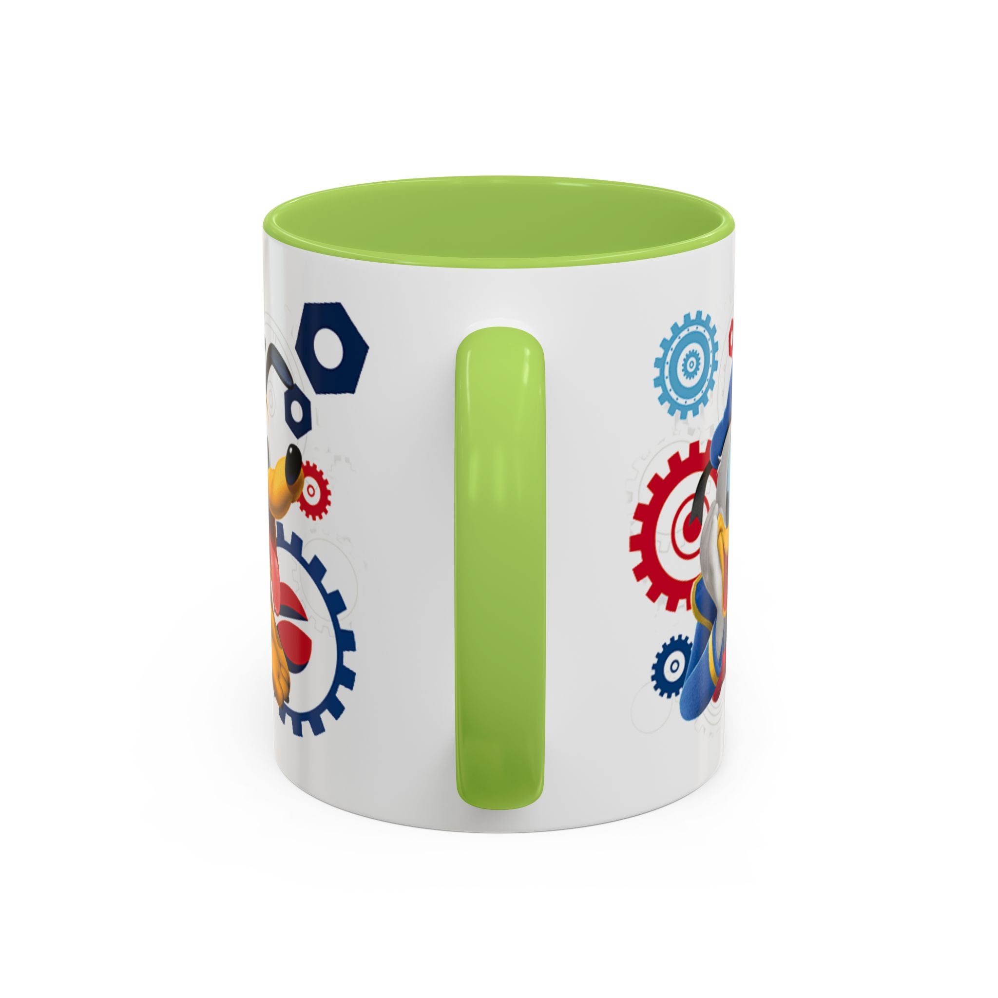 Disney Mickey & Friends Accent Coffee Mug – Mickey, Goofy & Pluto Cartoon Gift (11oz)