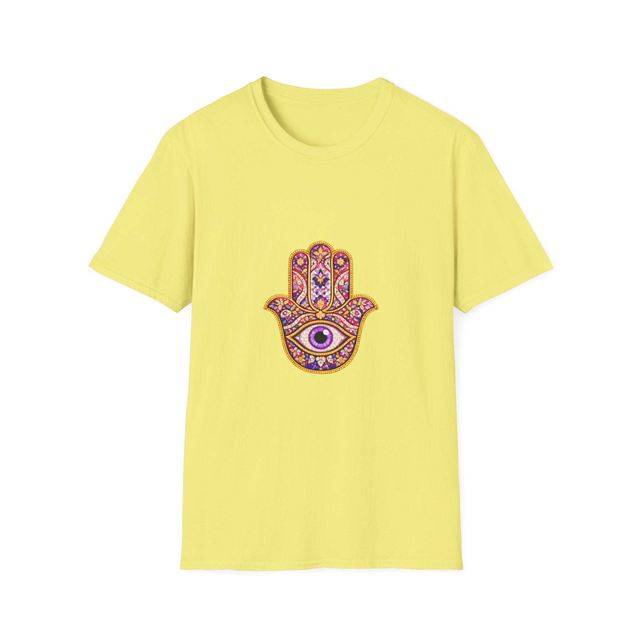 Hamsa Hand T-Shirt — Boho Spiritual Evil Eye Graphic Tee