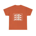 Meow Cat Graphic Tee — Cute Paw Print Kitty T-Shirt