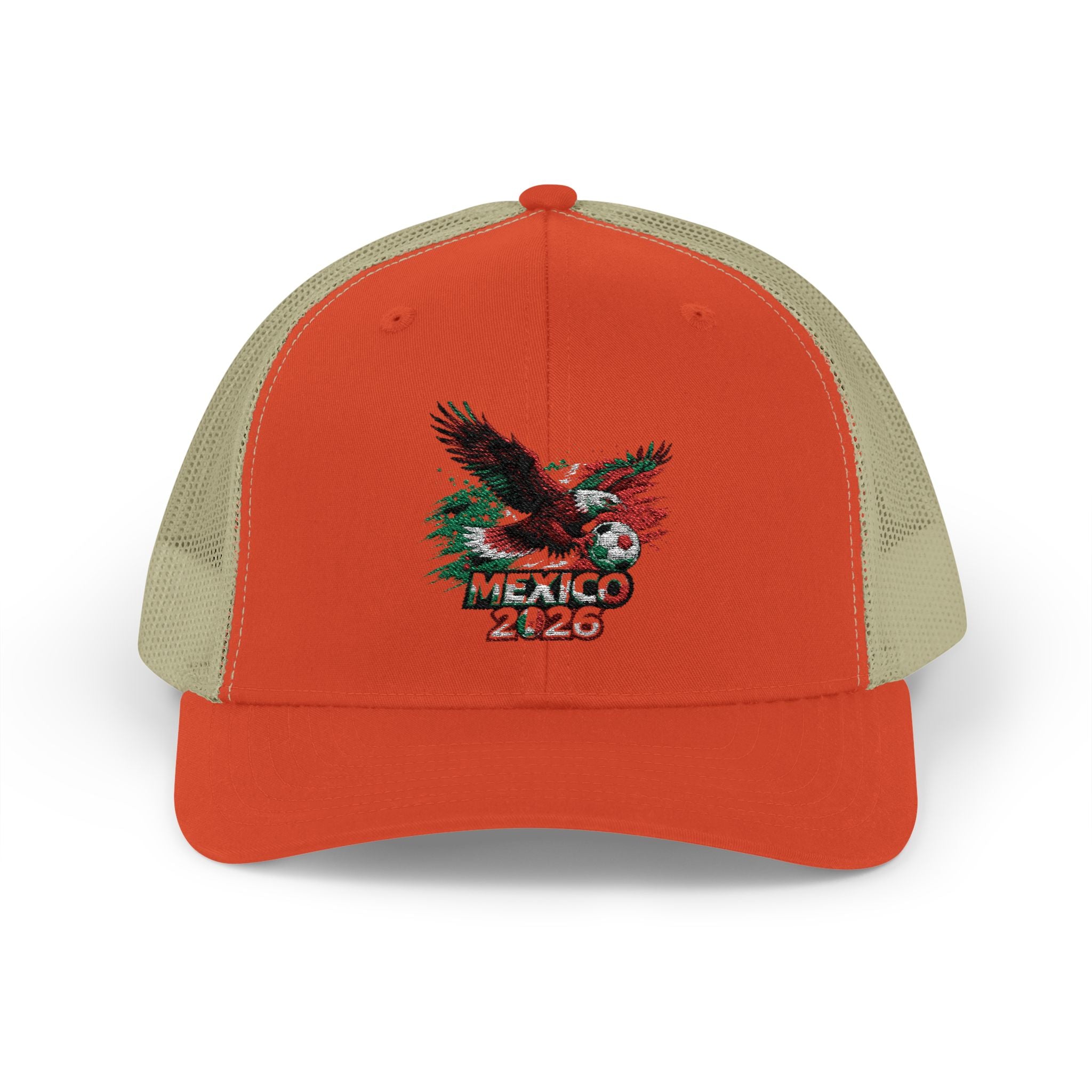 Mexico Eagle Trucker Cap — Patriotic Mexican Flag Snapback Hat