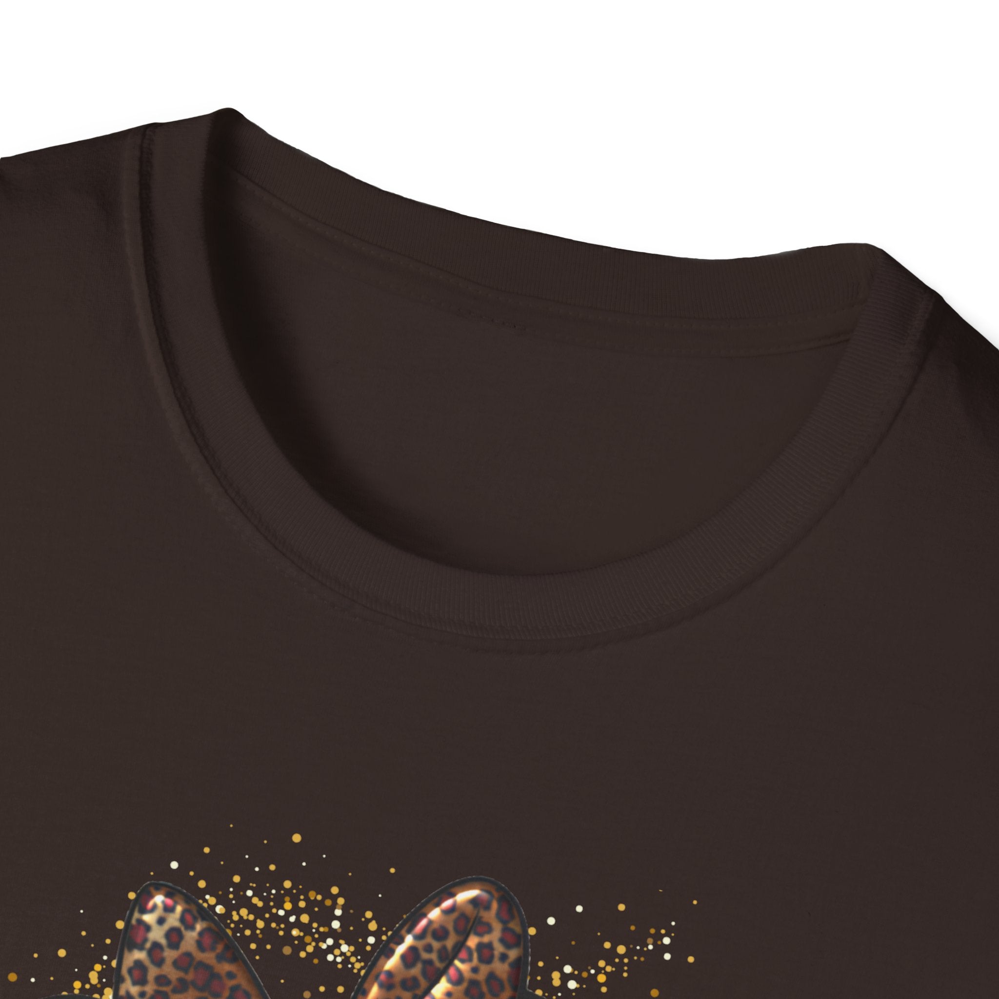 Minnie Mouse Brown Glitter Graphic T-Shirt