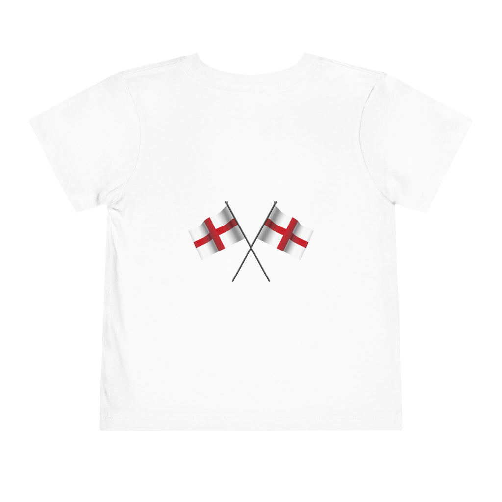 England Football Toddler Tee — Lion Crest & St George Flags