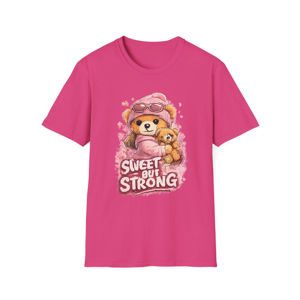 Sweet but Strong Bear T-Shirt — Cute Teddy Graphic Tee