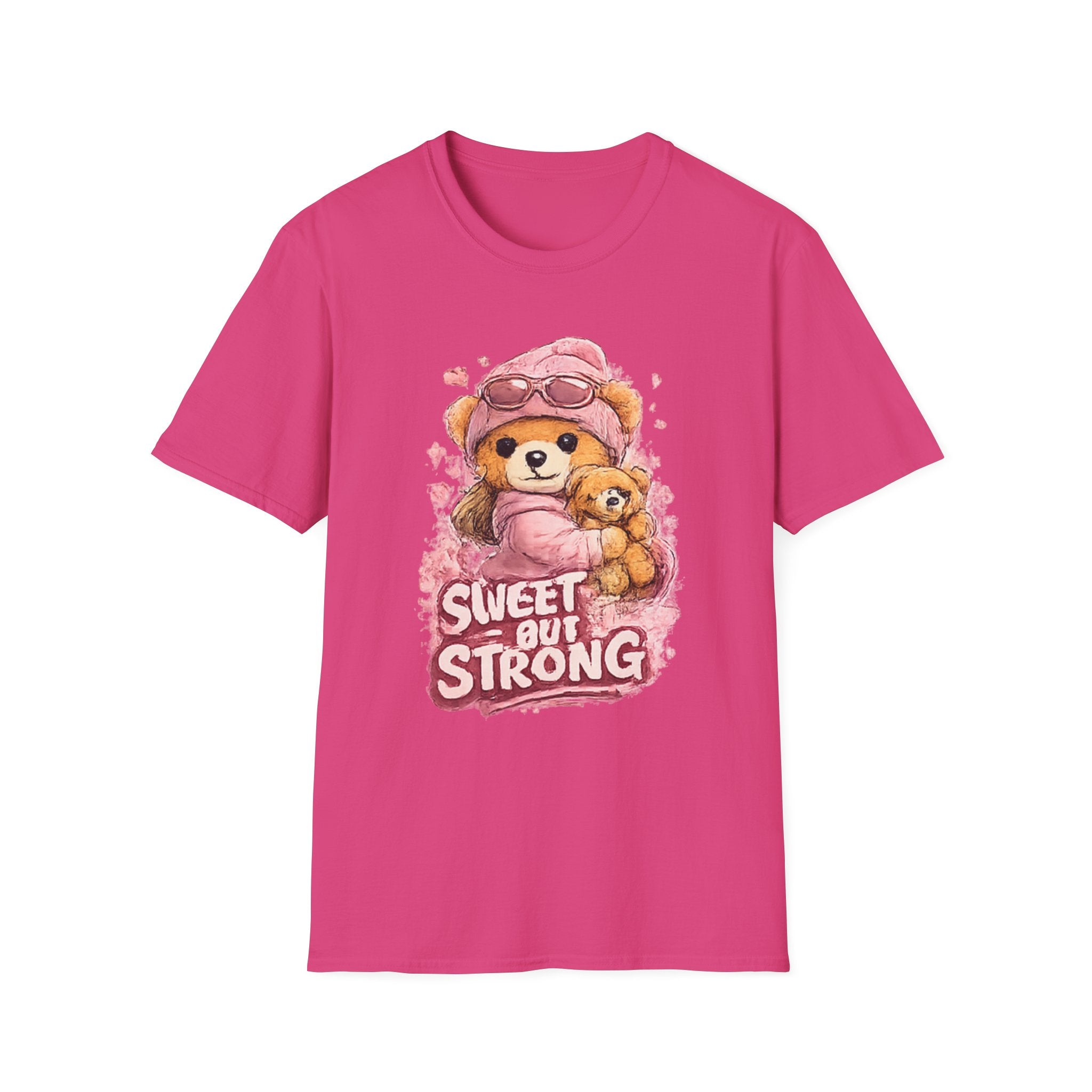 Sweet but Strong Bear T-Shirt — Cute Teddy Graphic Tee