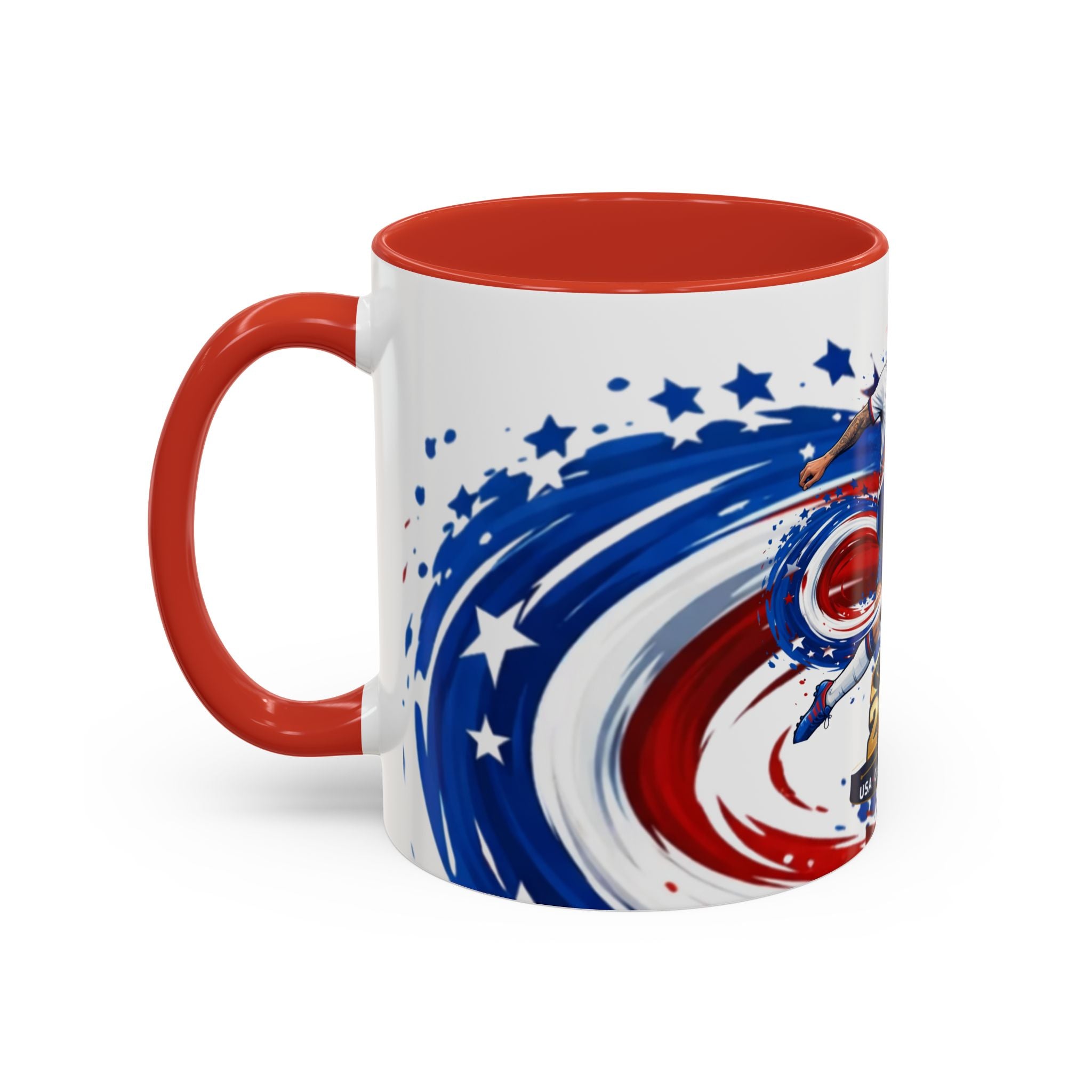 2026 CONCACAF Soccer Champion Accent Mug — USA Canada Mexico  Cup Qualifier Design