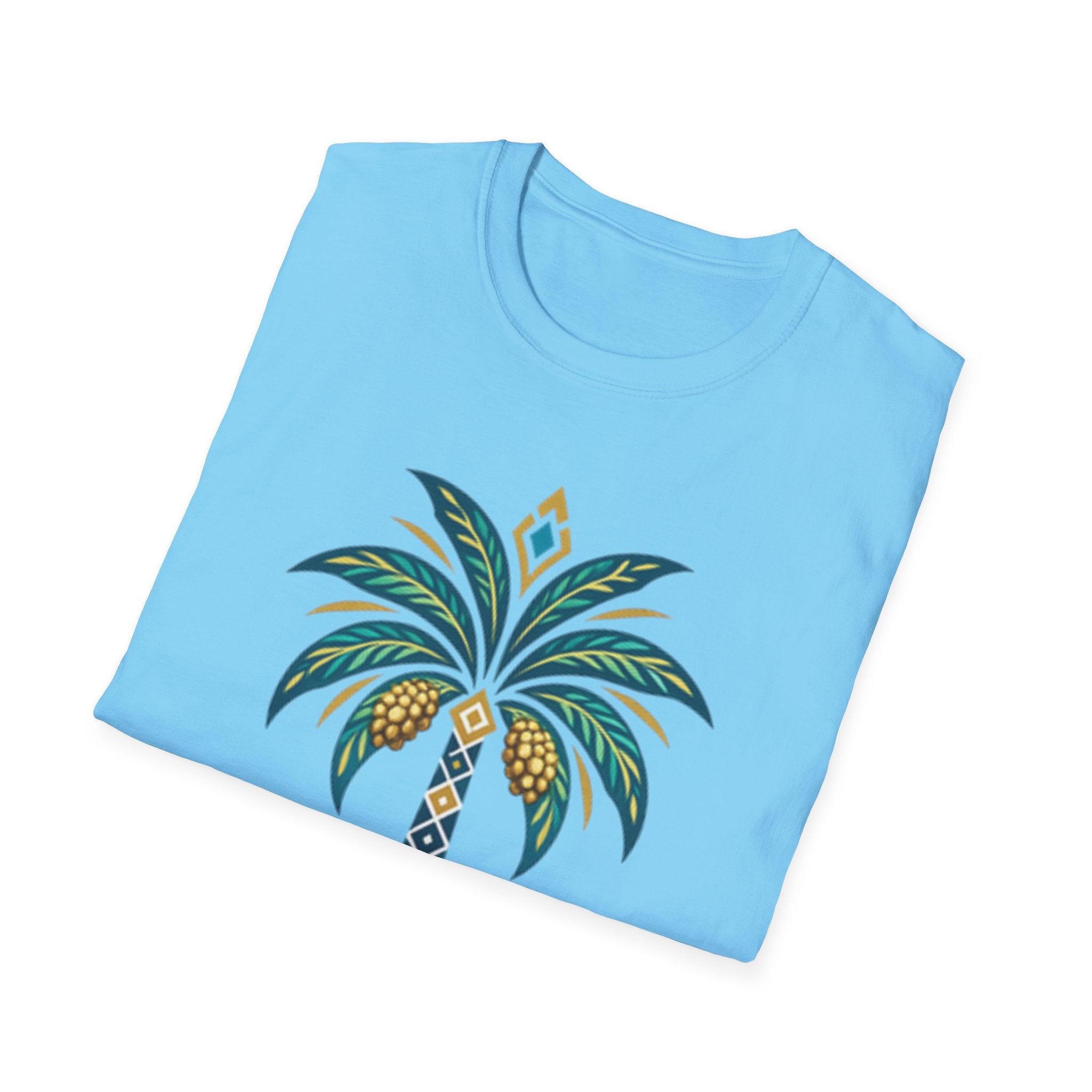 Tropical Patterned Palm Tree Tee