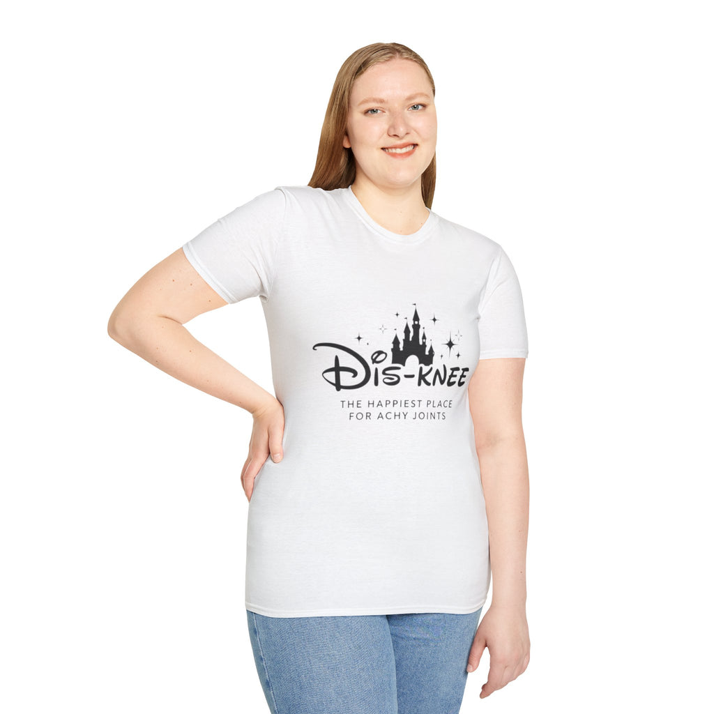 Dis-Knee T-Shirt — 'The Happiest Place for Achy Joints' Funny Arthritis Gift
