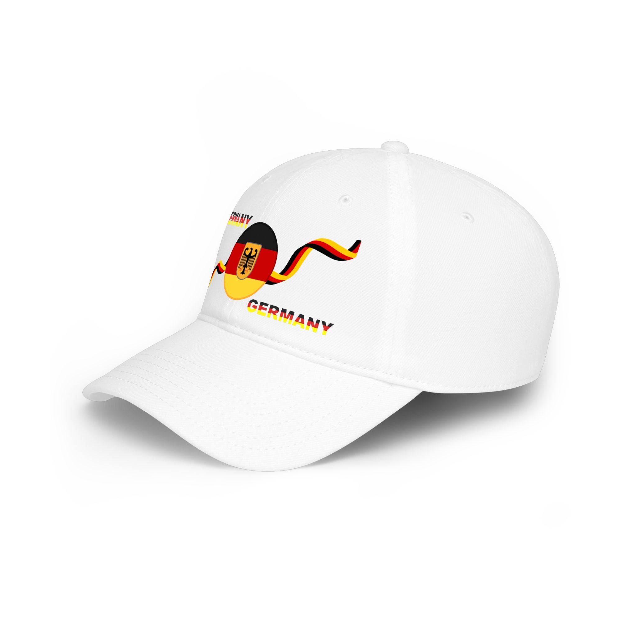 Germany Flag Baseball Cap — German Crest Ribbon Hat